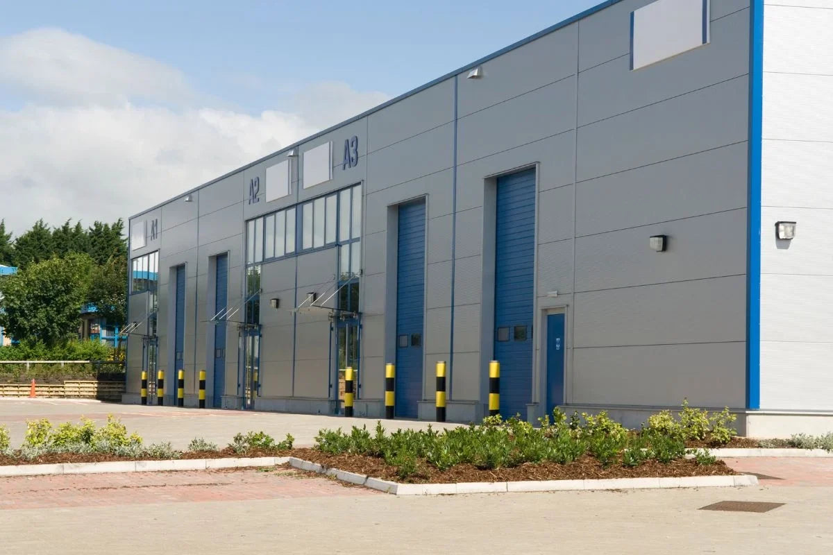 Facade of commercial property