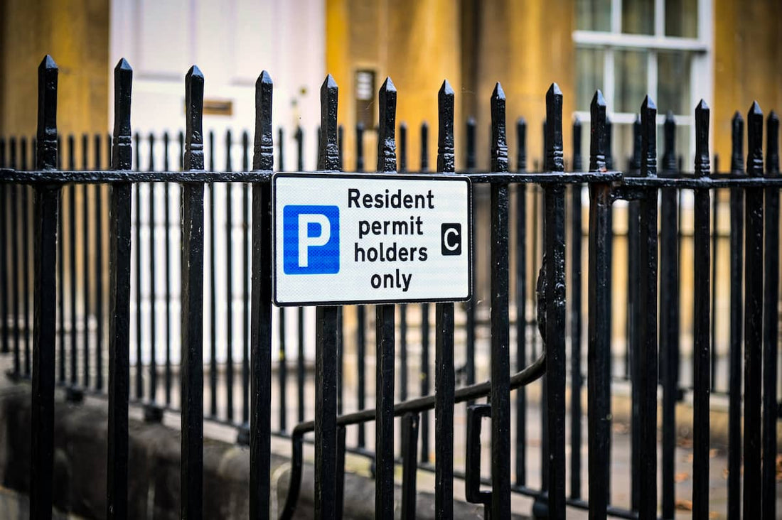 residential parking sign uk