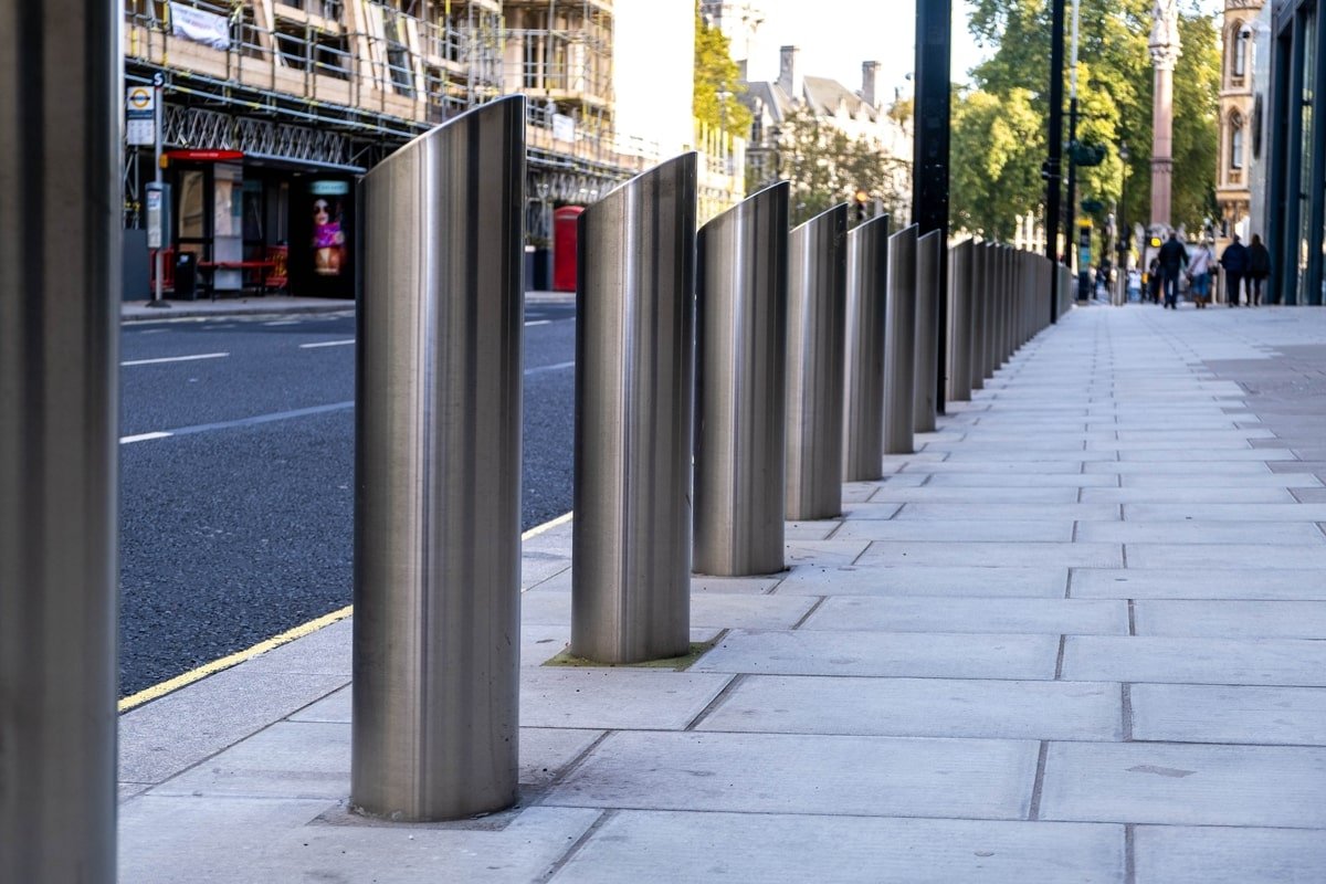 Row of Bollards