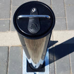 Heavy Duty Round Steel Telescopic Security Post 670mm