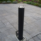 Large Round Lower Height Lift Assist Telescopic Security Post