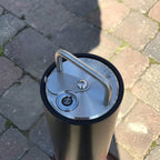 Large Round Lower Height Lift Assist Telescopic Security Post