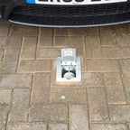 Large Round Lower Height Lift Assist Telescopic Security Post