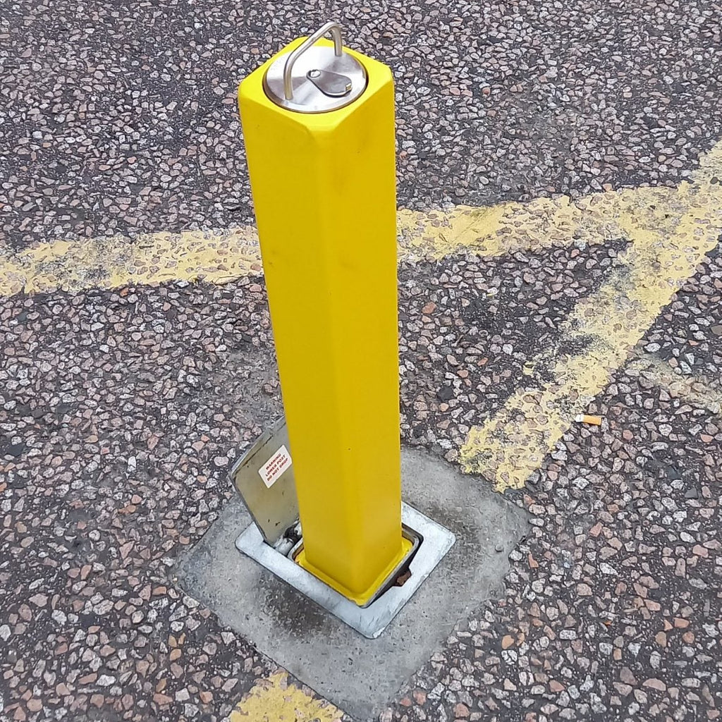 Square Telescopic Security Post / Bollard (90mm x 670mm)
