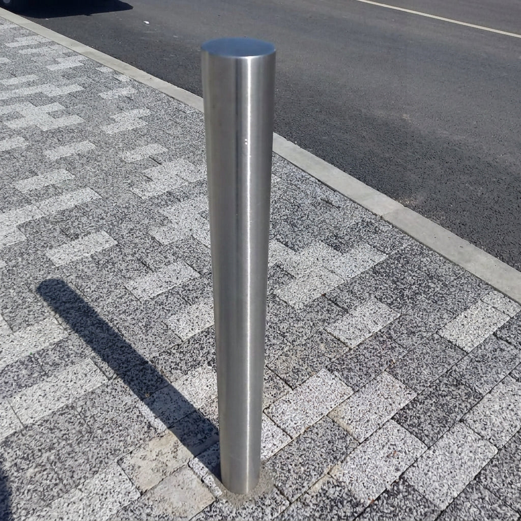 Stainless Steel Plain Fixed Bollard 60-168mm