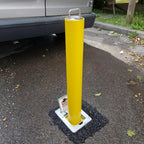 Large Round Lower Height Lift Assist Telescopic Security Post