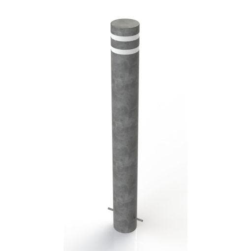 Galvanised Static Security Post / Bollard 1250-1500mm