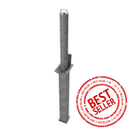 Large Round Lower Height Lift Assist Telescopic Security Post