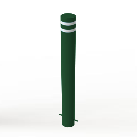 Powder Coated Static Security Post / Bollard