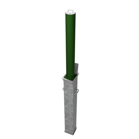 Round Steel Telescopic Security Post 500mm
