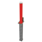 Large Round Lower Height Lift Assist Telescopic Security Post