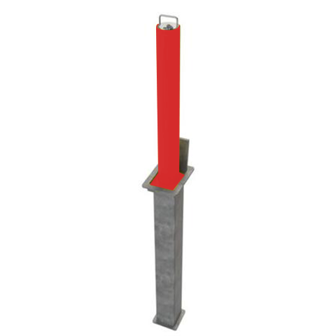 Large Round Lower Height Lift Assist Telescopic Security Post
