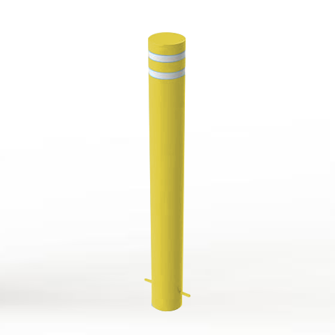 Powder Coated Static Security Post / Bollard