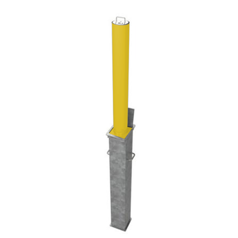 Removable Heavy Duty Bollard with Integral Lock