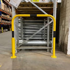 Black and Yellow Hooped Barrier – 48mm Diameter