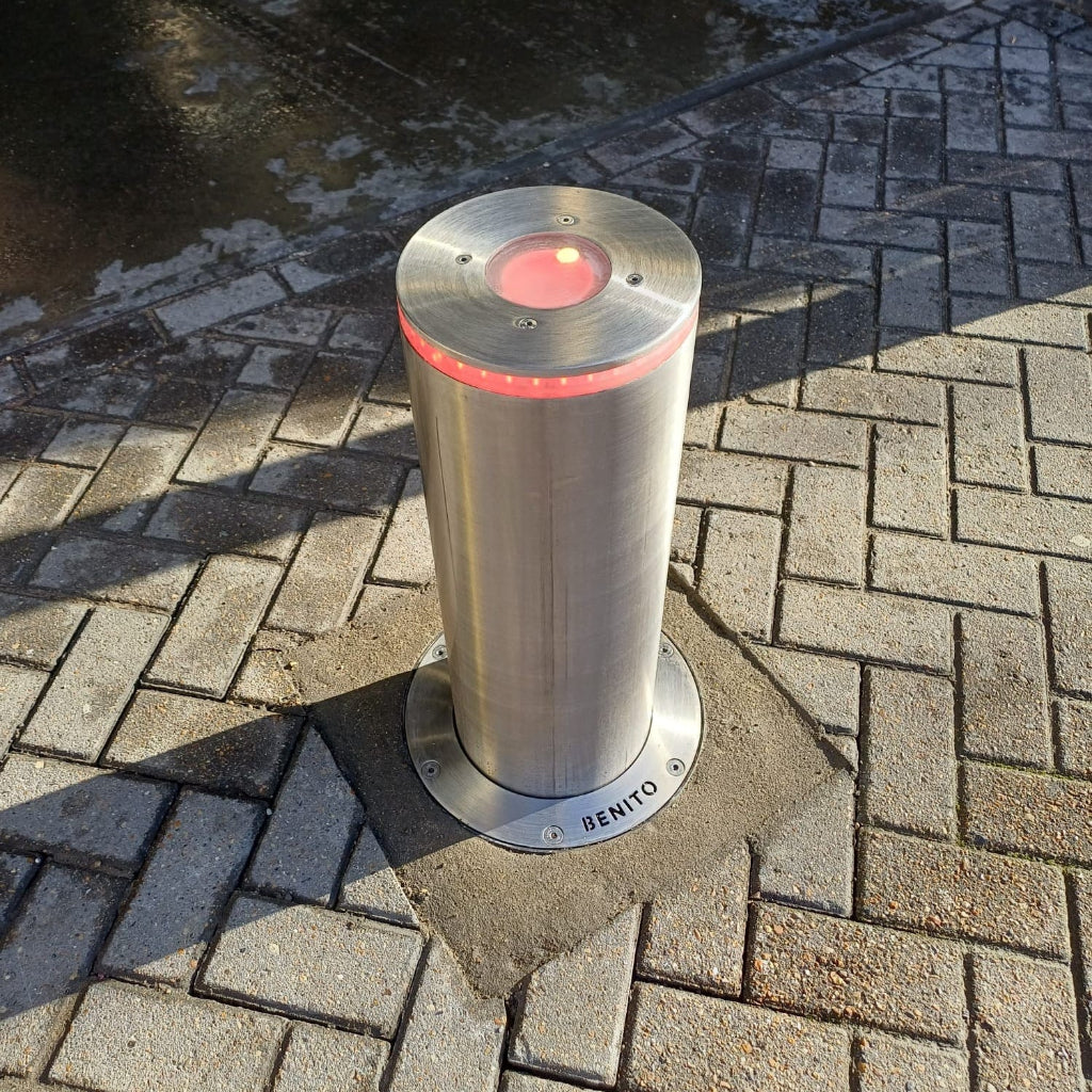 Benito Automatic Bollard 220 x 600mm – 8mm Thickness