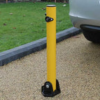 Autolok Yellow Fold Down Parking Post