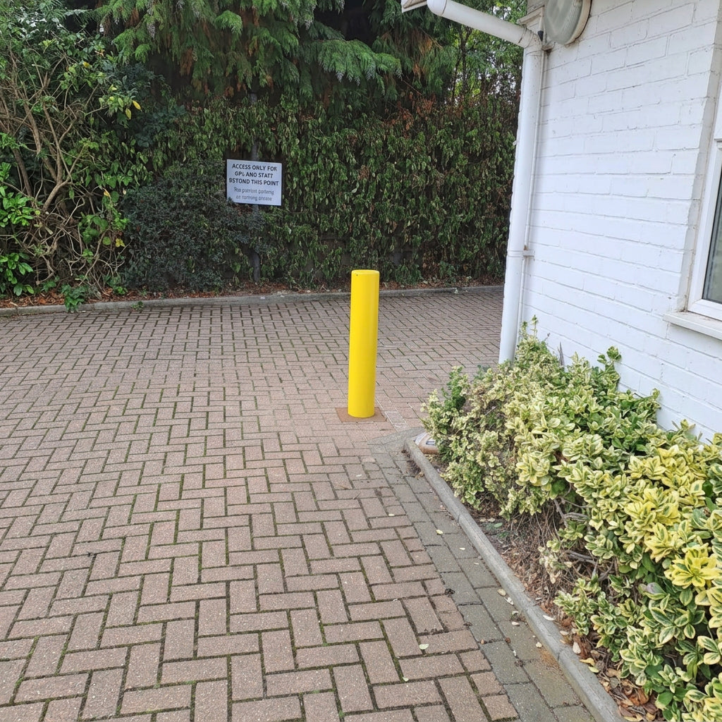 Autopa Plain Round Fixed Bollard - 1000mm
