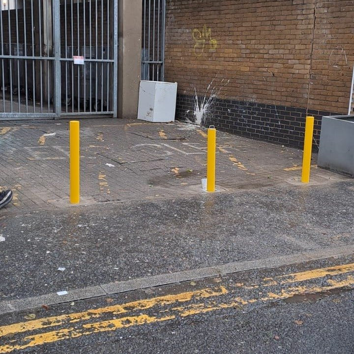 Autopa Plain Round Fixed Bollard - 1000mm