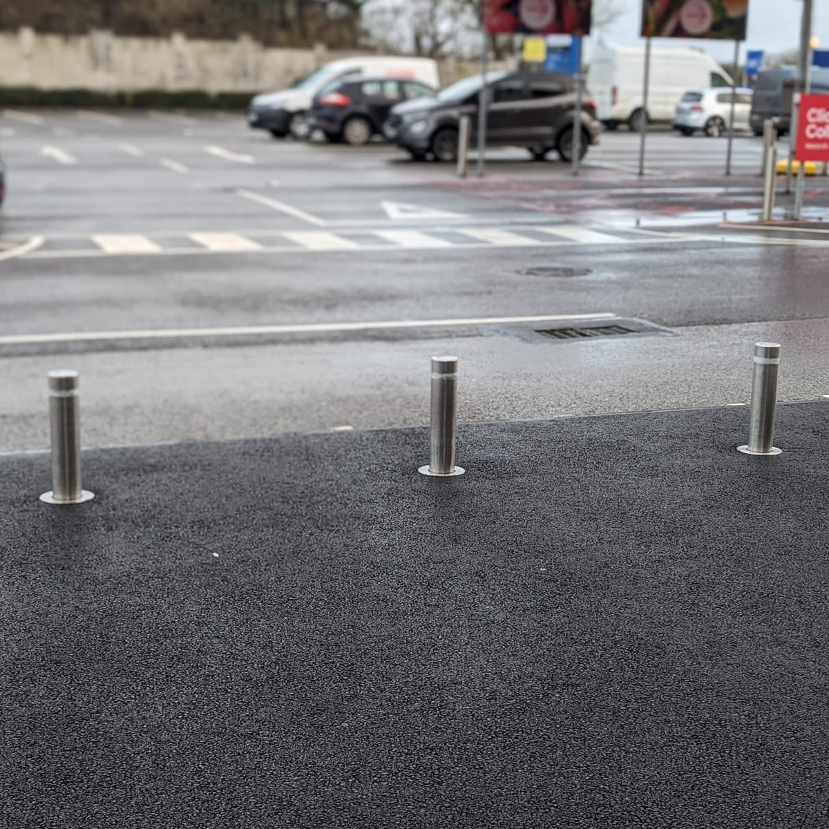 Benito Semi Automatic Stainless Steel Bollard