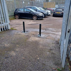 Heavy Duty Round Steel Telescopic Security Post 670mm