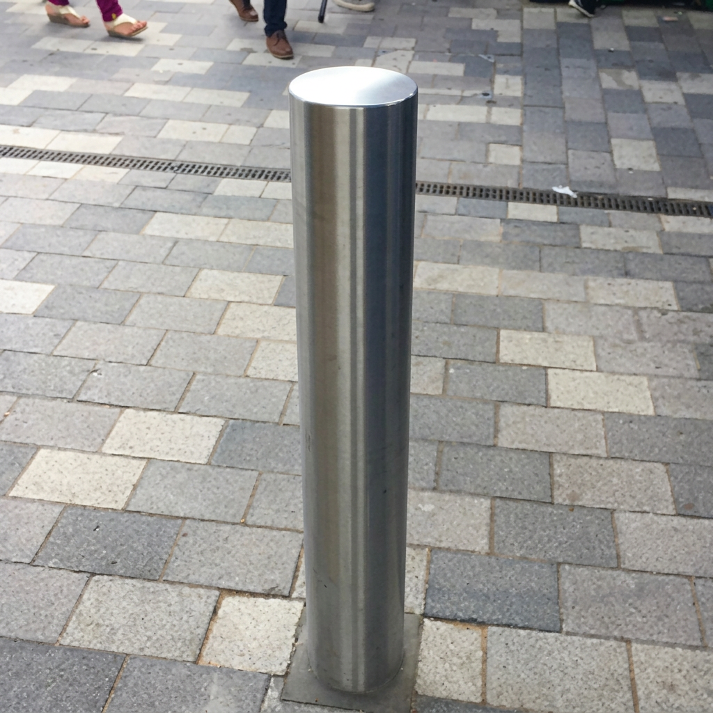 Stainless Steel Plain Fixed Bollard 60-168mm