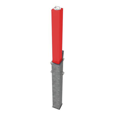 Square Telescopic Security Post / Bollard (90mm x 670mm)