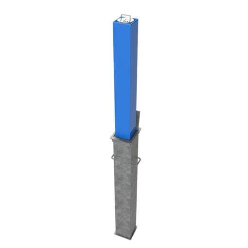 Square Telescopic Security Post / Bollard (90mm x 670mm)
