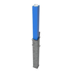 Square Telescopic Security Post / Bollard (90mm x 670mm)