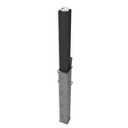 Square Telescopic Security Post / Bollard (90mm x 670mm)