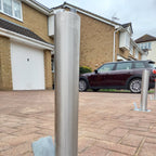 Stainless Steel Telescopic Security Post / Bollard (76mm x 500mm)