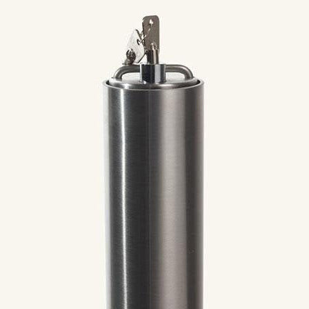 Stainless Steel Telescopic Security Post / Bollard (76mm x 500mm)