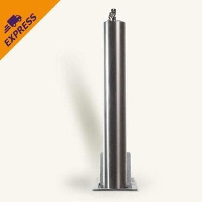 Stainless Steel Telescopic Security Post / Bollard (76mm x 500mm)