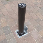 Round Steel Telescopic Security Post 500mm