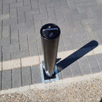 Round Steel Telescopic Security Post 500mm