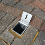 Close up of spigot without bollard