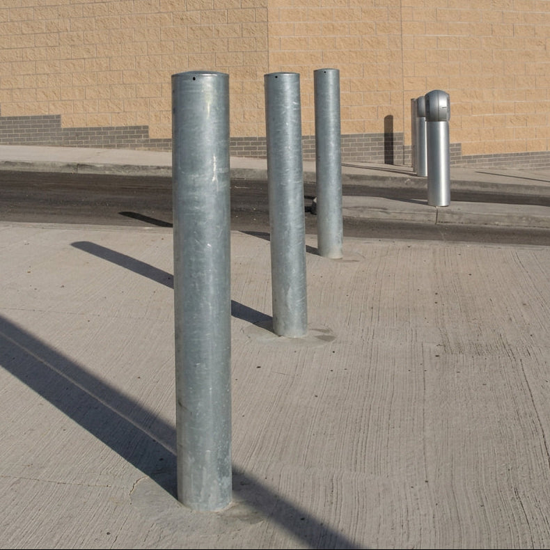Heavy Duty RB 101 Galvanised Steel Bollard 168mm Diameter
