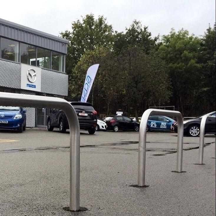 Galvanised Steel Fixed Hoop Barrier RB60