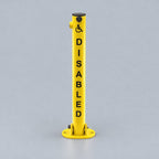 Fold-Down Disabled Parking Space Protector