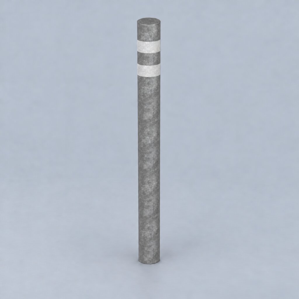 Steel with white rings finish