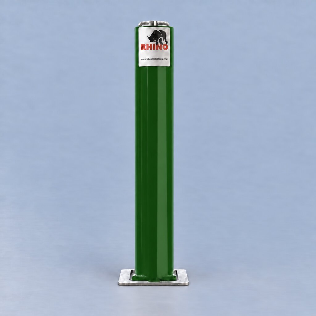 Rhino RT/R8 Heavy Duty Round Steel Telescopic Bollard