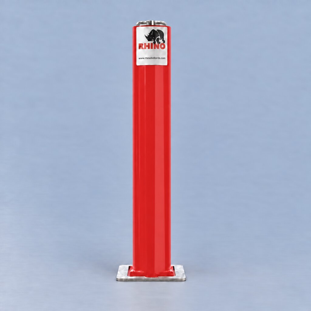 Rhino RT/R8 Heavy Duty Round Steel Telescopic Bollard