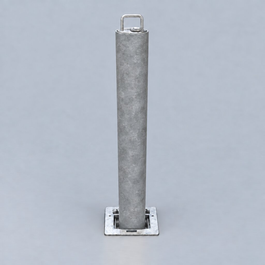 R14 Large Round Lift Assist Telescopic Bollard