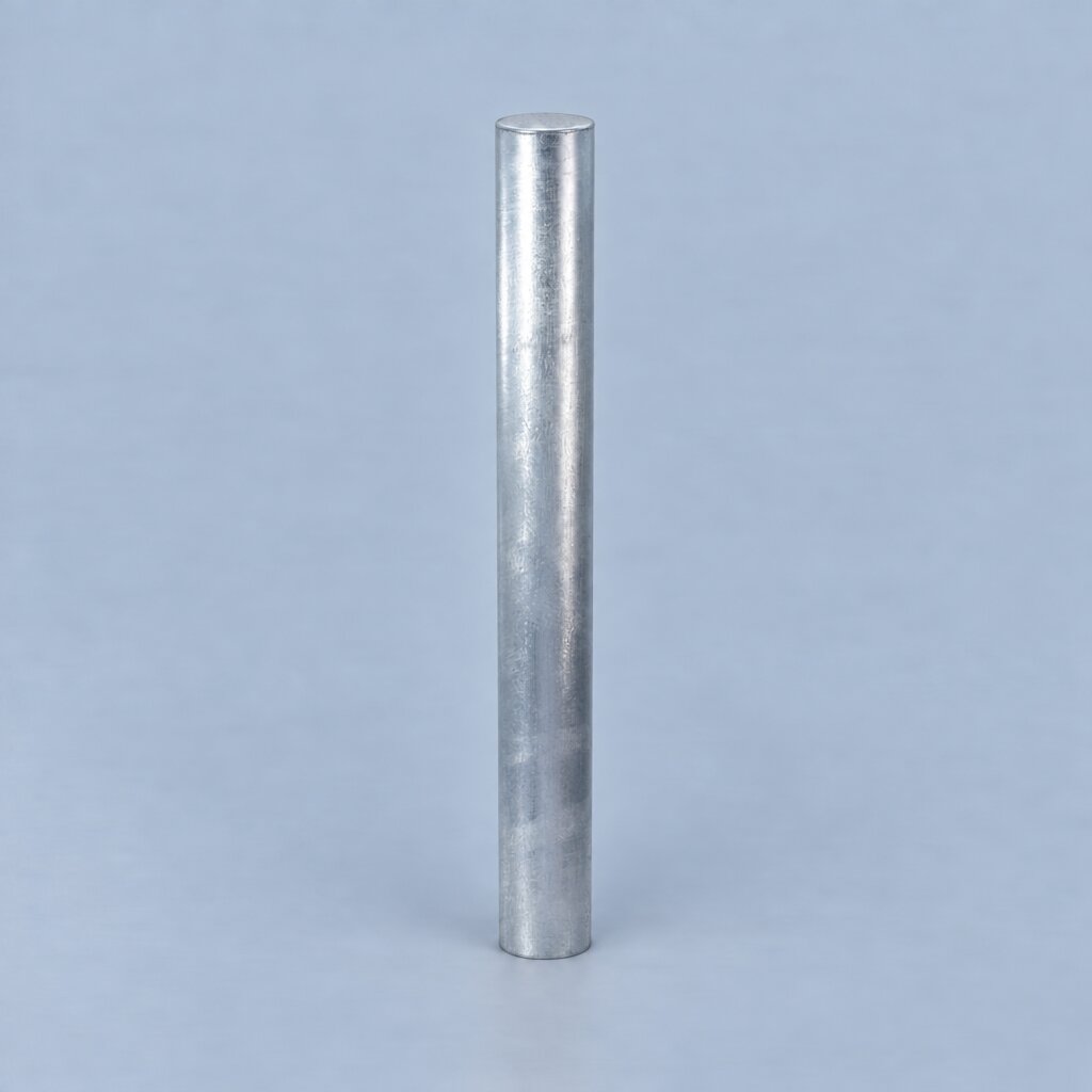 Plain Round Galvanised Steel Fixed Bollard