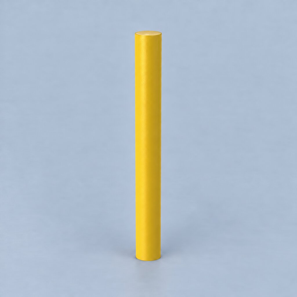 Plain Round Galvanised Steel Fixed Bollard