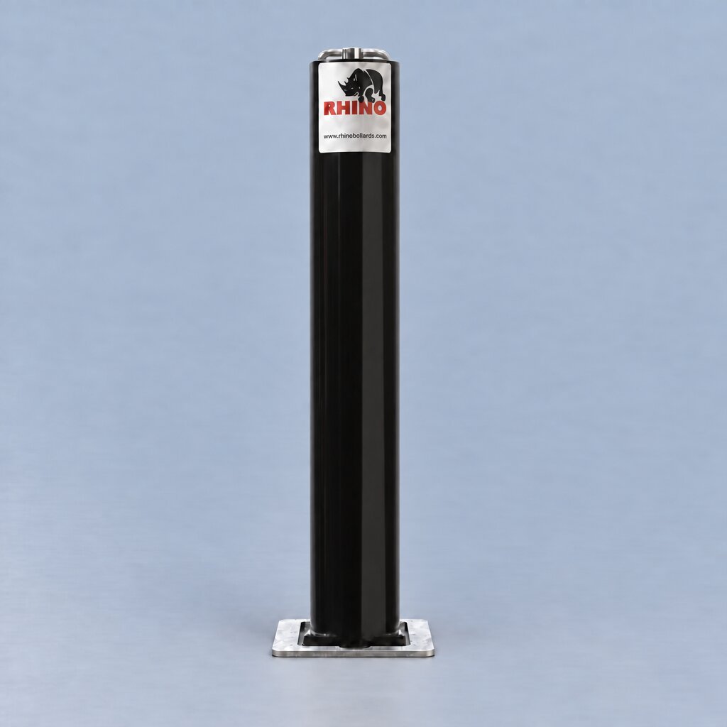 Rhino RT/R8 Heavy Duty Round Steel Telescopic Bollard