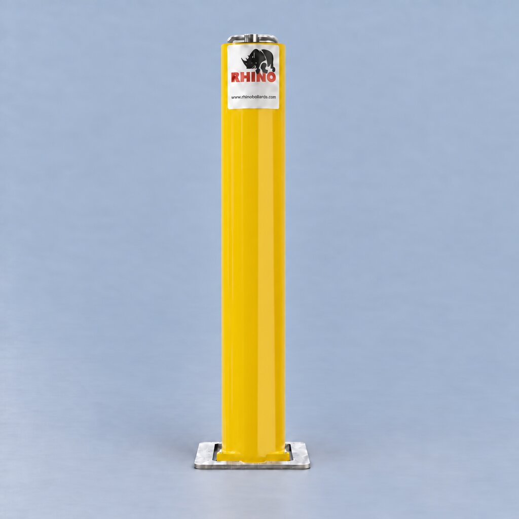 Rhino RT/R8 Heavy Duty Round Steel Telescopic Bollard